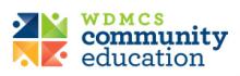 west des moines community education logo