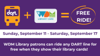September Read and Ride DART